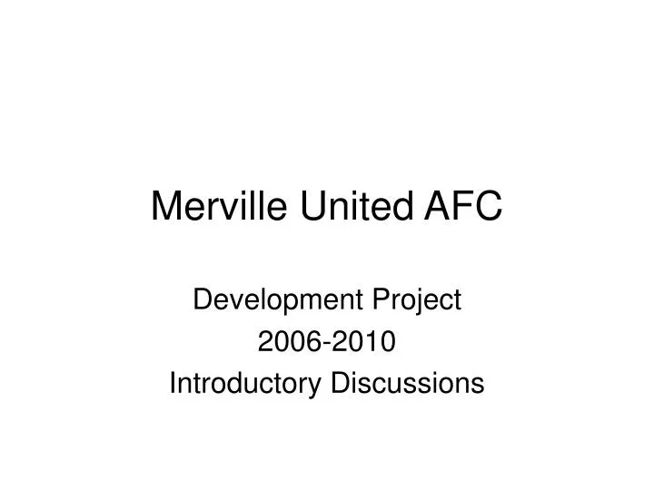 merville united afc