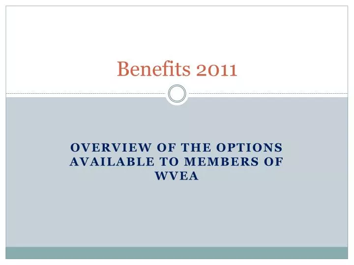 benefits 2011