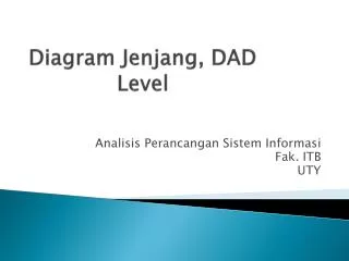 diagram jenjang dad level