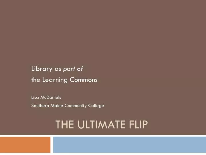 the ultimate flip