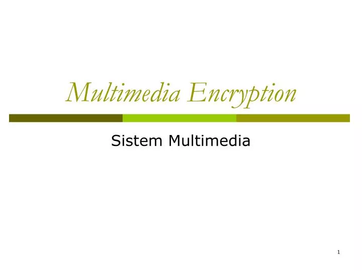 multimedia encryption