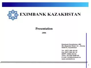 Presentation 2006