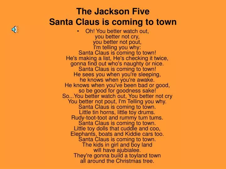 the jackson five santa claus is coming to town