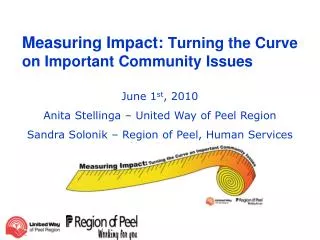 Measuring Impact: Turning the Curve on Important Community Issues