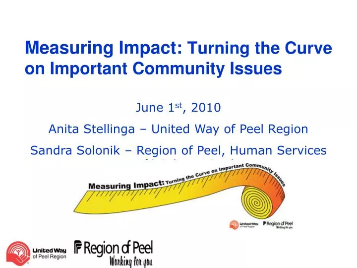 measuring impact turning the curve on important community issues