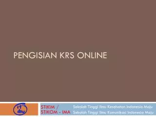 Pengisian KRS Online