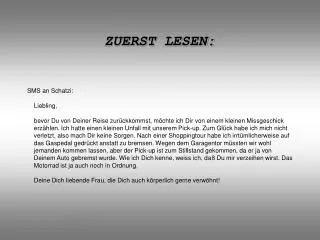 zuerst lesen
