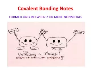 Covalent Bonding Notes