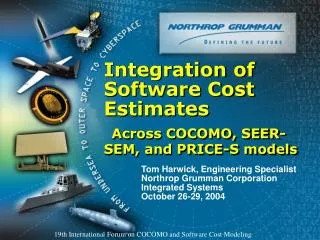 Integration of Software Cost Estimates Across COCOMO, SEER-SEM, and PRICE-S models