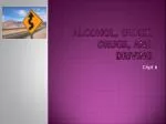 Alcohol, other drugs, and driving - slide 1
