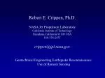 Advanced Remote Sensing Techniques for Geotechnical Earthquake Reconnaissance - slide 1