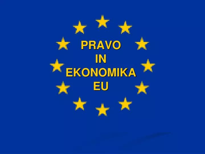 pravo in ekonomika eu