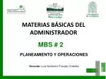 MBS # 2 - slide 1