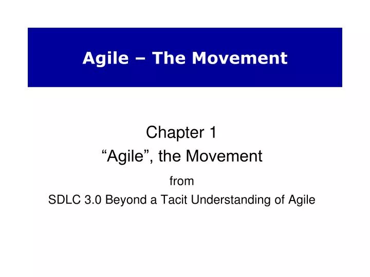 agile the movement