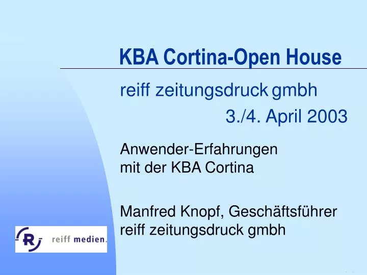 kba cortina open house