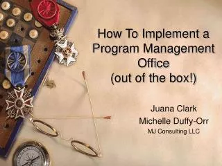 How To Implement a Program Management Office (out of the box!)