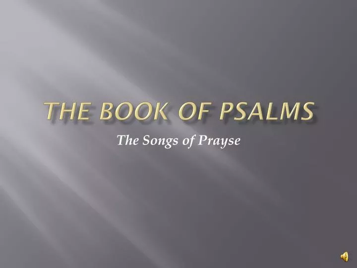 the book of psalms