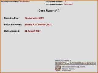 Case Report # []