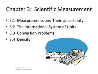 Chapter 3: Scientific Measurement