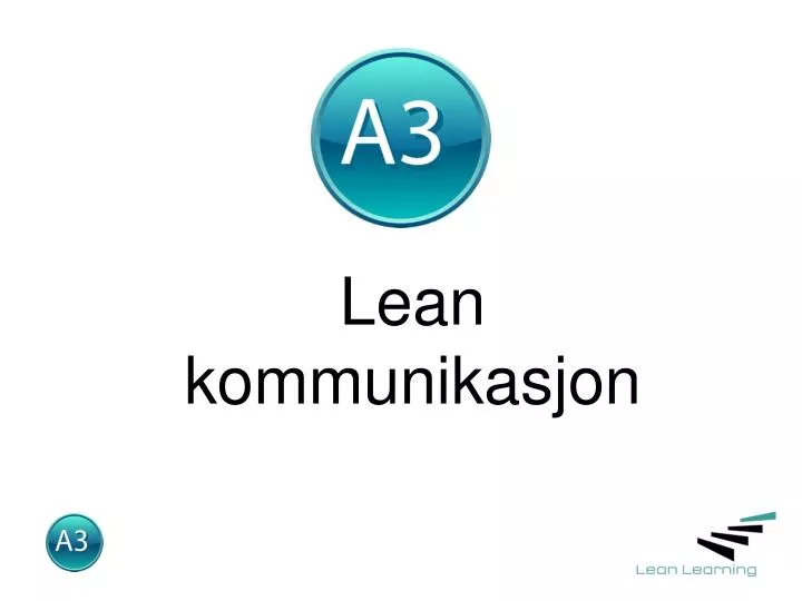 lean kommunikasjon