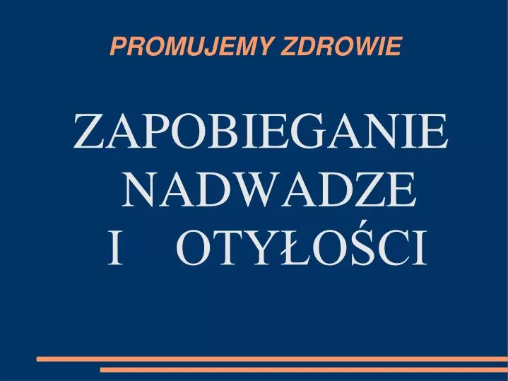 promujemy zdrowie