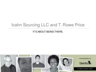 Icahn Sourcing LLC and T. Rowe Price