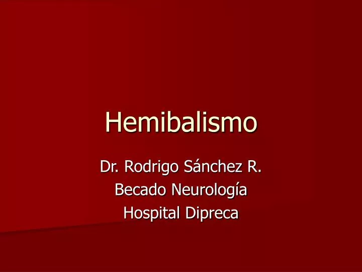 hemibalismo