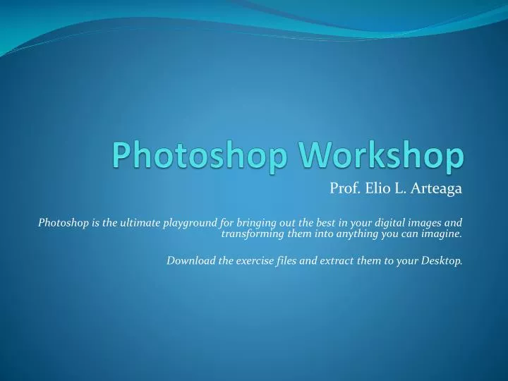 photoshop workshop