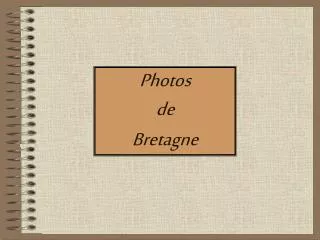 Photos de Bretagne