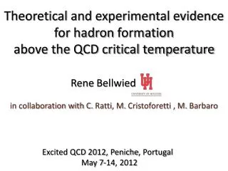 Theoretical and experimental evidence for hadron formation above the QCD critical temperature