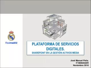 PLATAFORMA DE SERVICIOS DIGITALES. SHAREPOINT EN LA GESTIÓN ACTIVOS MEDIA