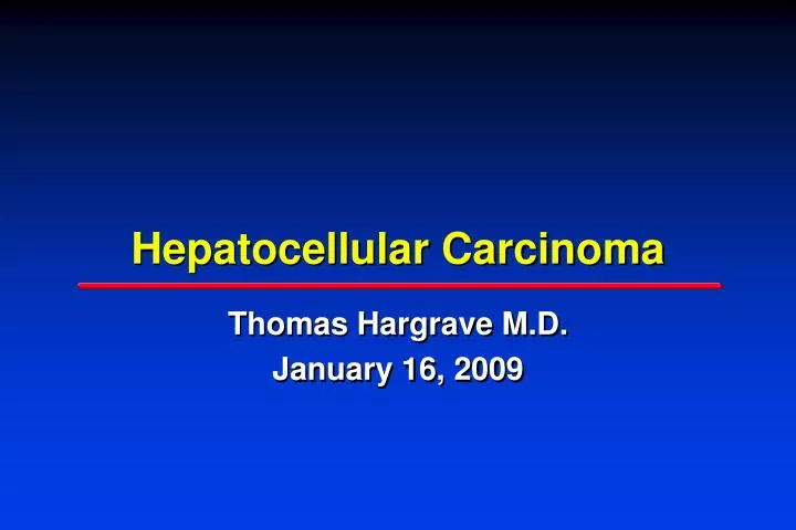 hepatocellular carcinoma