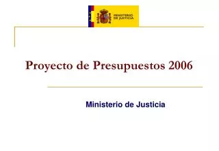 Proyecto de Presupuestos 2006