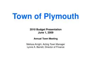 Town of Plymouth
