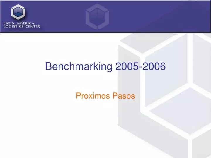 benchmarking 2005 2006