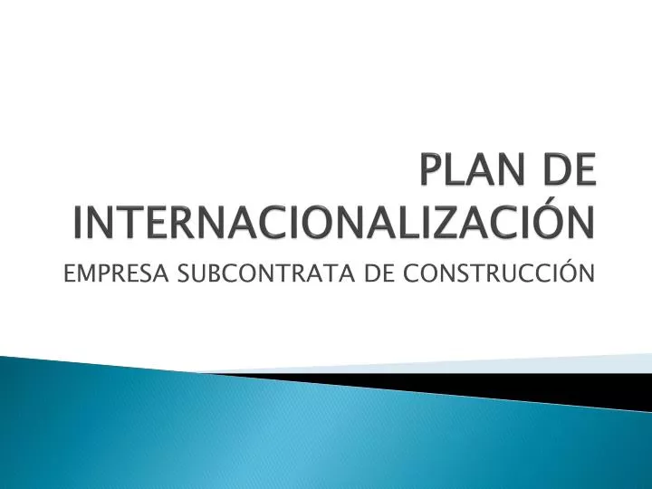 plan de internacionalizaci n