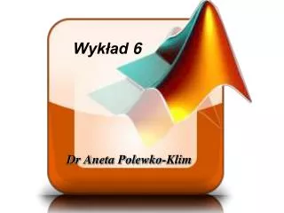Wykład 6 Dr Aneta Polewko-Klim