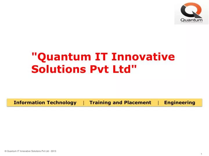 quantum it innovative solutions pvt ltd