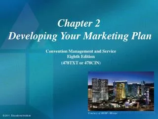 Chapter 2 Developing Your Marketing Plan