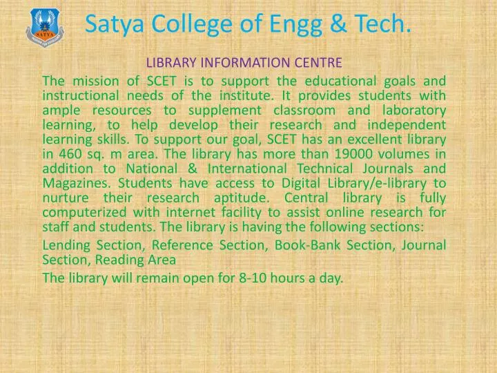 satya college of engg tech