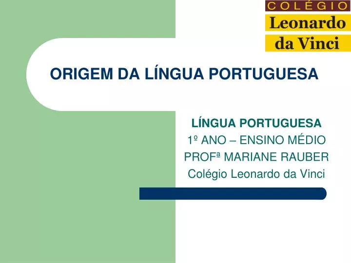 origem da l ngua portuguesa