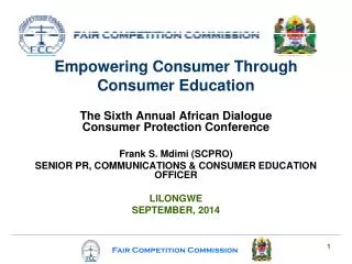 Empowering Consumer Through Consumer Education