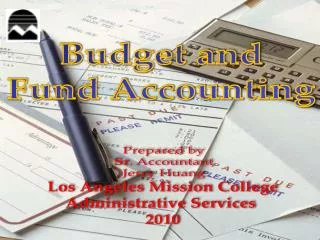Budget and Fund Accounting