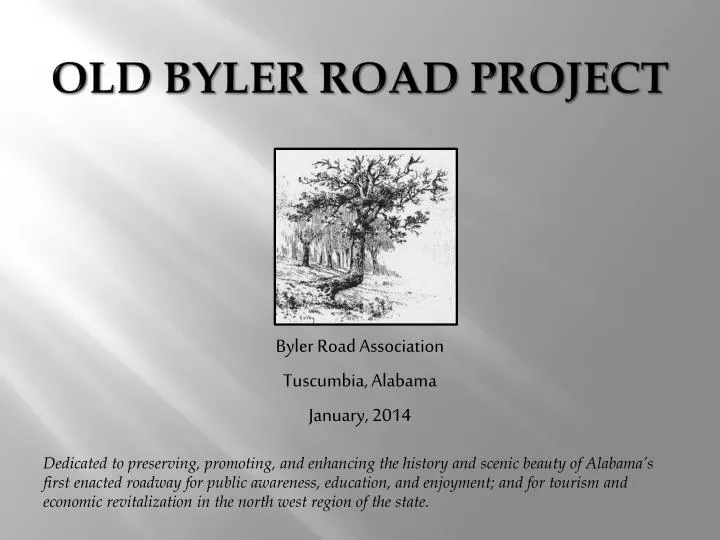 old byler road project
