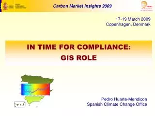 IN TIME FOR COMPLIANCE: GIS ROLE