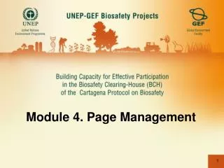 Module 4. Page Management