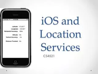 iOS and Location Services