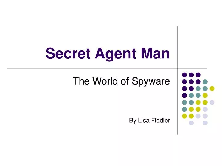 secret agent man