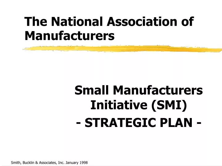the national association of manufacturers