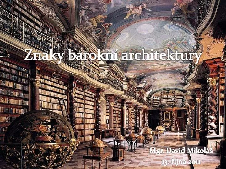 znaky barokn architektury